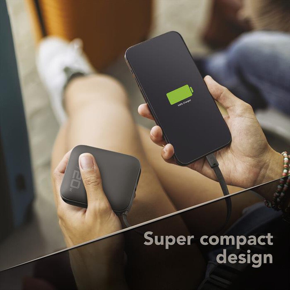 Immagine del prodotto CELLULARLINE - Power bank POCKET 10000 MAH 20W PORTA USB-C-Nero