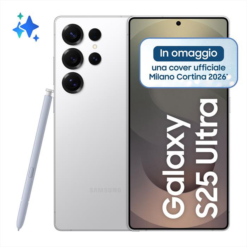 Immagine del prodotto SAMSUNG - Smartphone Galaxy S25 Ultra 256GB-Titanium White Silver