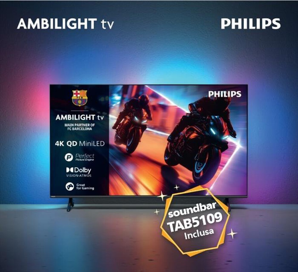 Immagine del prodotto PHILIPS - Smart TV MINI LED 4K 75" 75MLED920/12-Black