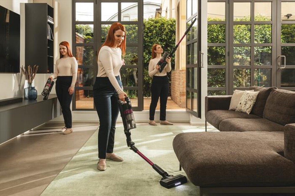 "HOOVER - Aspirapolvere ricaricabile HF1P10HX 011-Magenta"
