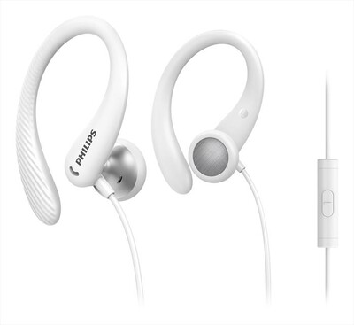 PHILIPS - TAA1105WT/00-Cuffie Sport con filo - Bianco