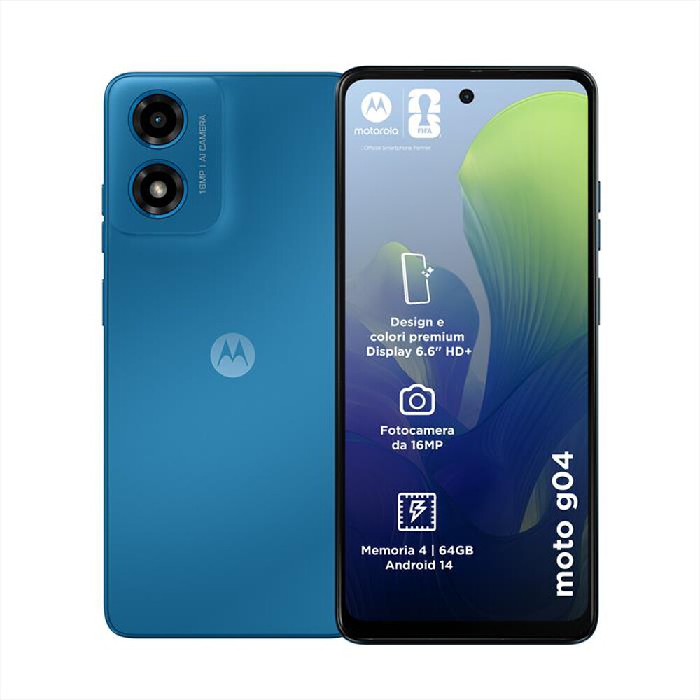 Immagine del prodotto MOTOROLA - Smartphone MOTO G04 4/64GB-Satin Blue