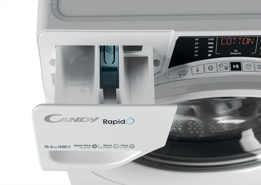Immagine del prodotto CANDY - Lavasciuga ROW51066DWMST 10/6 Kg Classe A-Bianco