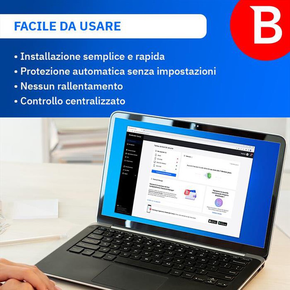 "BITDEFENDER - Antivirus Plus 2 Anni - 3 PC"
