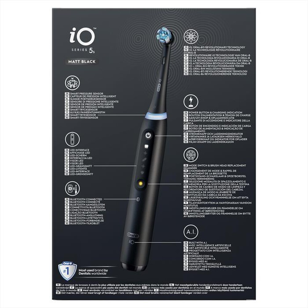 Immagine del prodotto ORAL-B - Spazzolino elettrico IO5 S-NERO