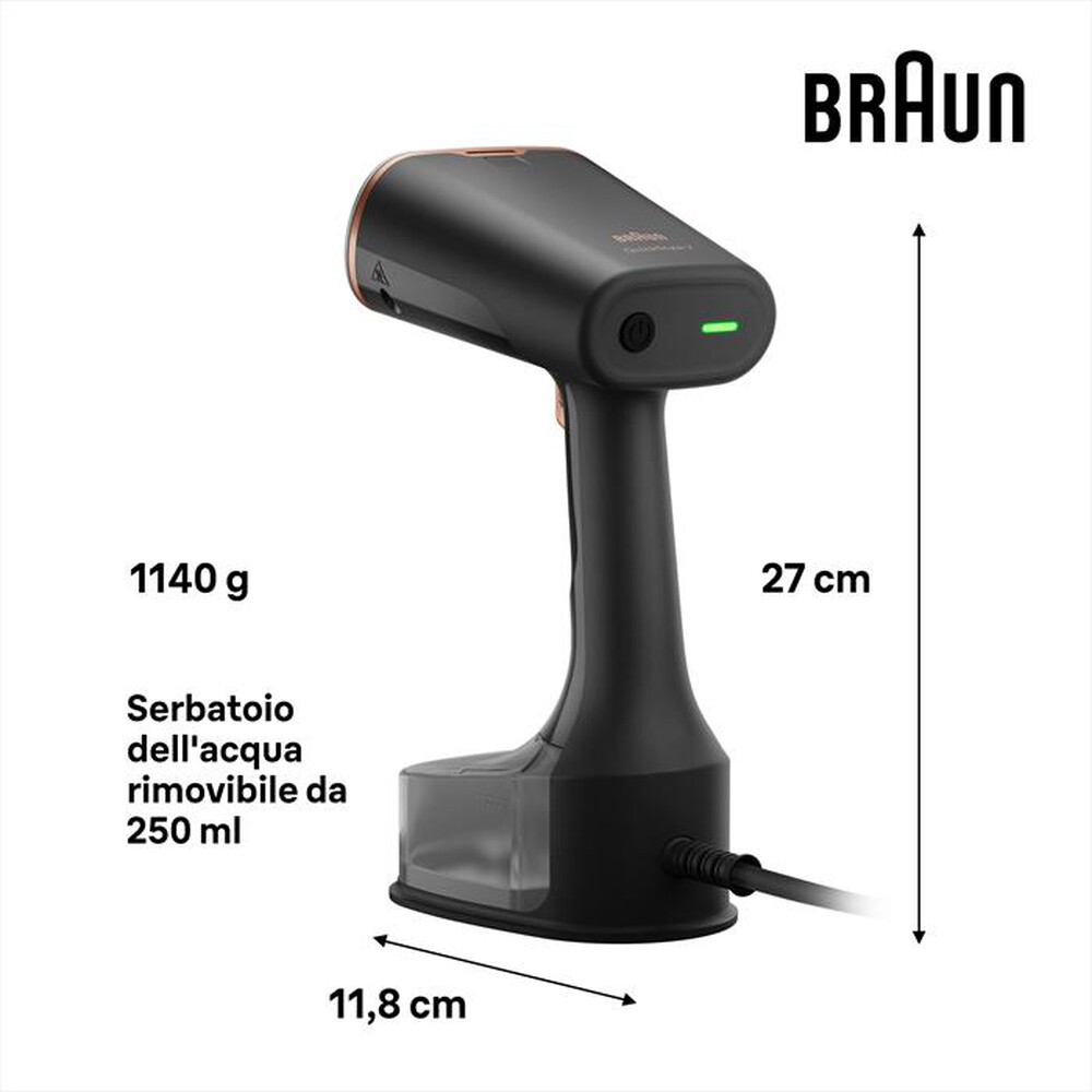 Immagine del prodotto BRAUN - Stiratore verticale QUICKSTYLE 7 GS7077BK-NERO