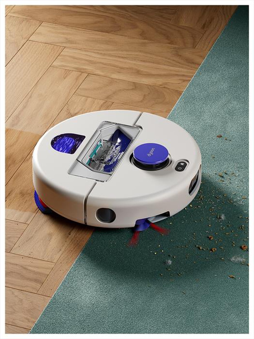 Immagine del prodotto DYSON - Robot aspirapolvere R2 Nurovi Wash+Dry-Grigio chiaro/Blu vinca