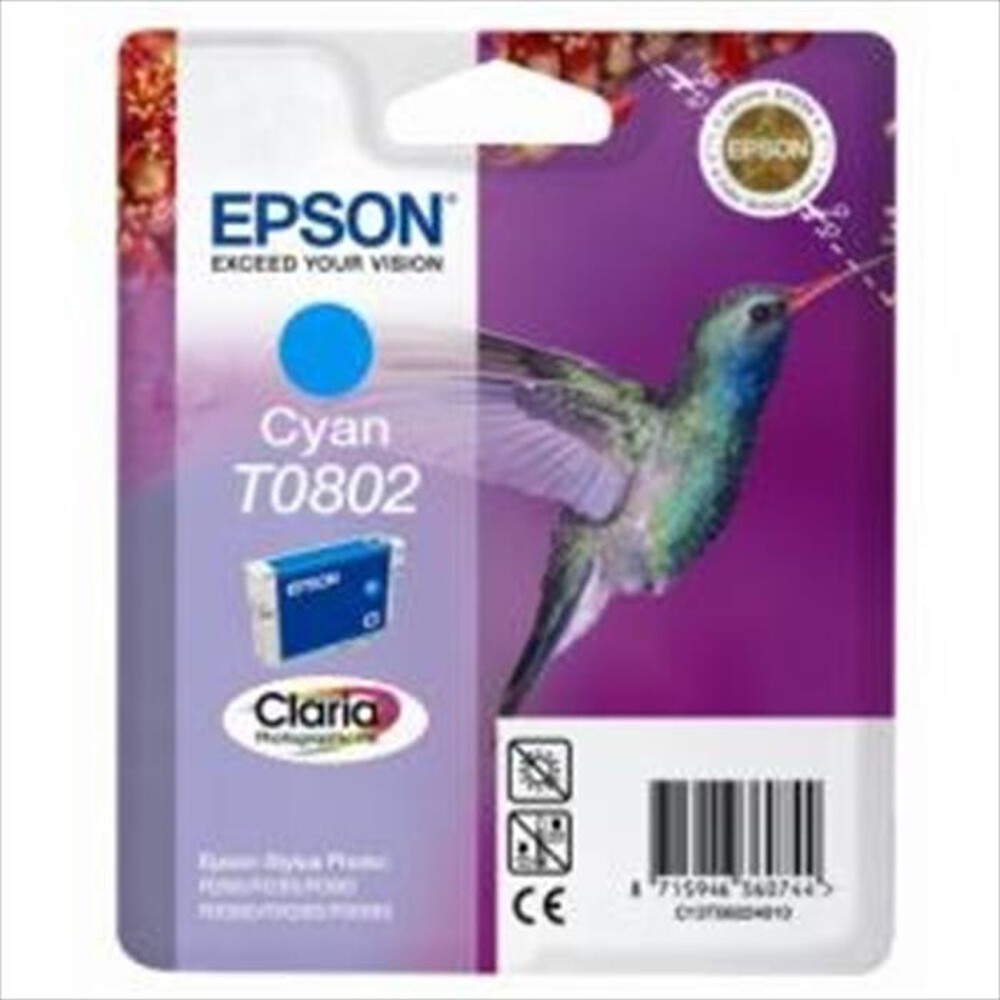 "EPSON - Cartuccia inchiostro ciano C13T08024021"