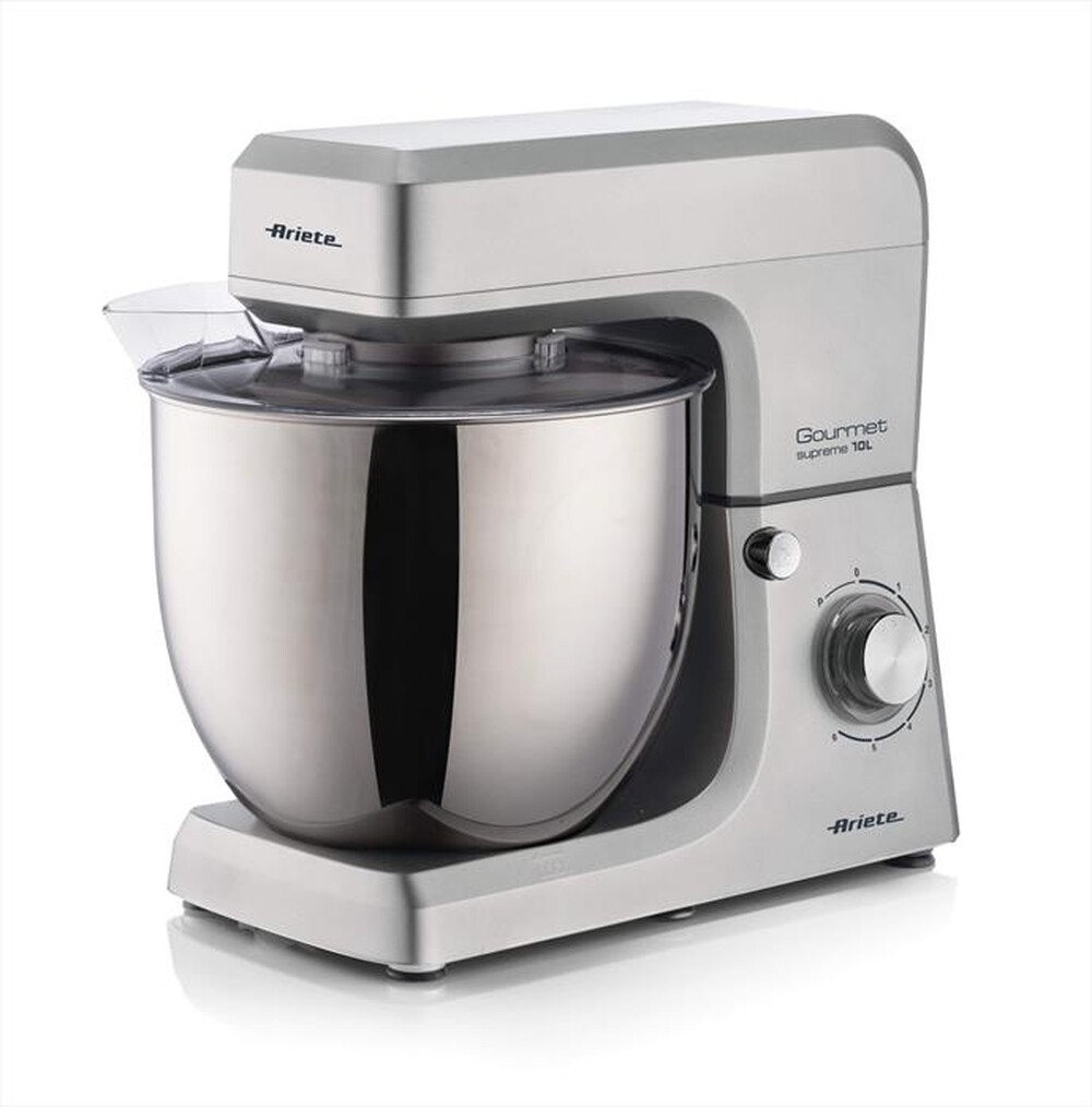 ARIETE - 1576 GOURMET SUPREME IMPASTATRICE 10L-Acciaio inox