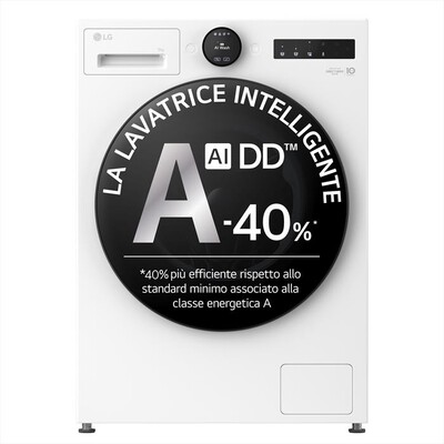 LG - Lavatrice AI DD F4X7009TWB 9 Kg Classe A-Ivory White