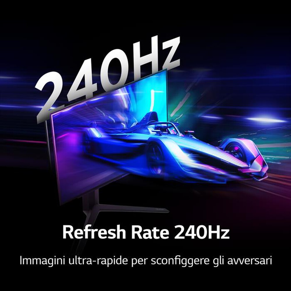 "LG - Monitor OLED 26,5\" 27GS95QE-Nero"