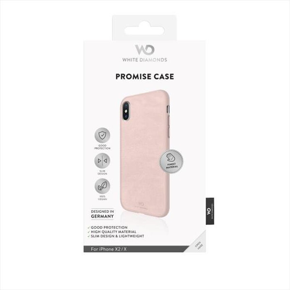 "WHITE DIAMOND - 1370PMS54 COVER IPHONE XS/IPHONE X-Rosa"