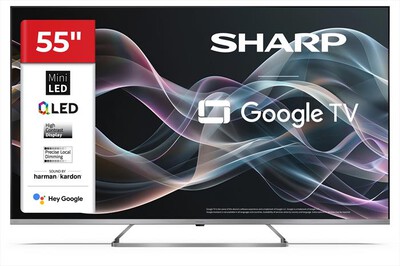 SHARP - Smart TV QLED UHD 4K 55" 55JP7765E-Nero