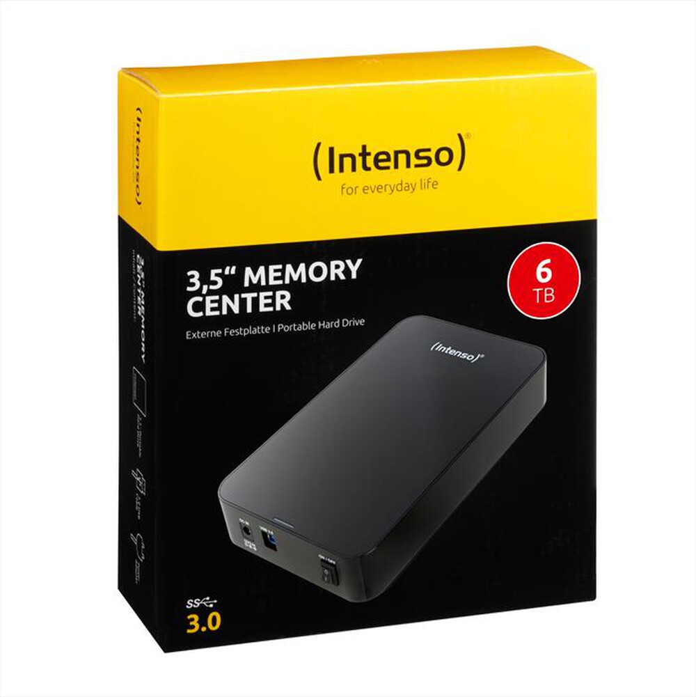 Immagine del prodotto INTENSO - 3,5&ldquo; MEMORY CENTER 6 GB-Nero