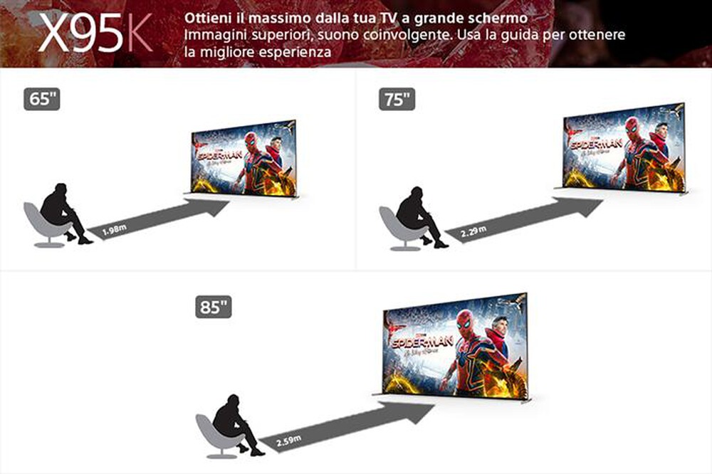 "SONY - SMART TV BRAVIA XR Mini LED 4K 75\" XR75X95KAEP-Nero"