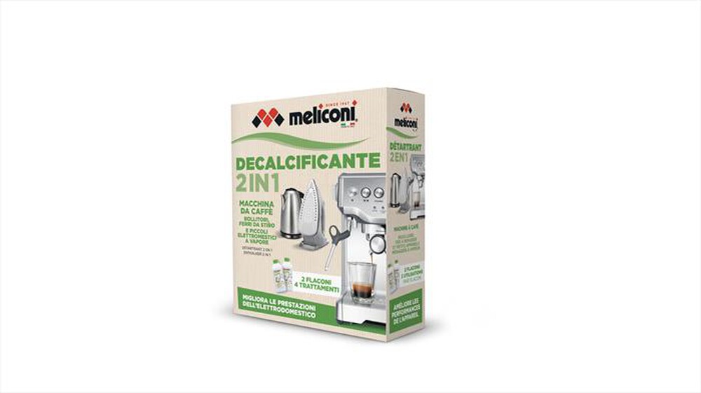 Immagine del prodotto MELICONI - DECALCIFICANTE ECO 2 IN 1-Astuccio contenente 2 flaconi