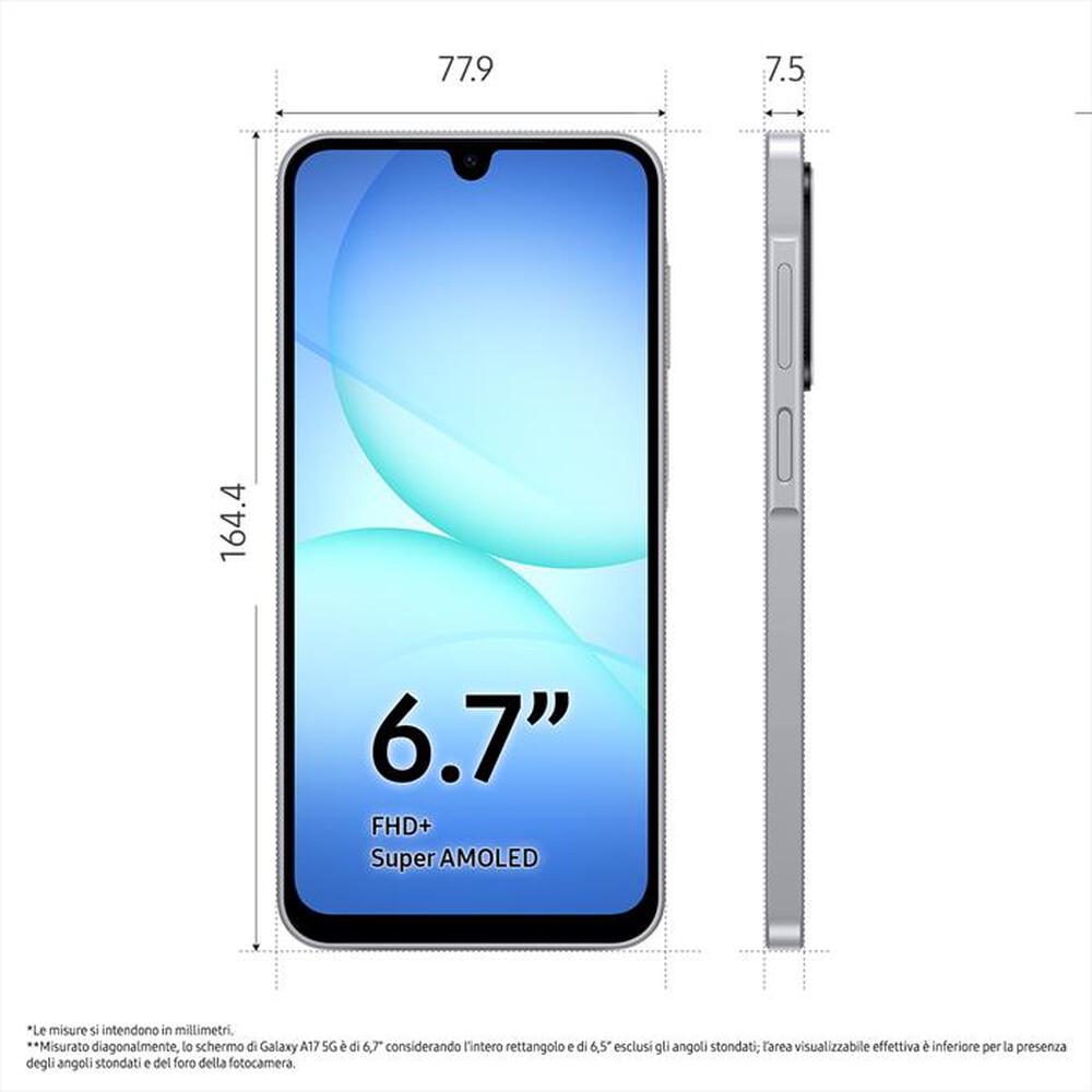 Immagine del prodotto SAMSUNG - Smartphone GALAXY A17 5G-Gray