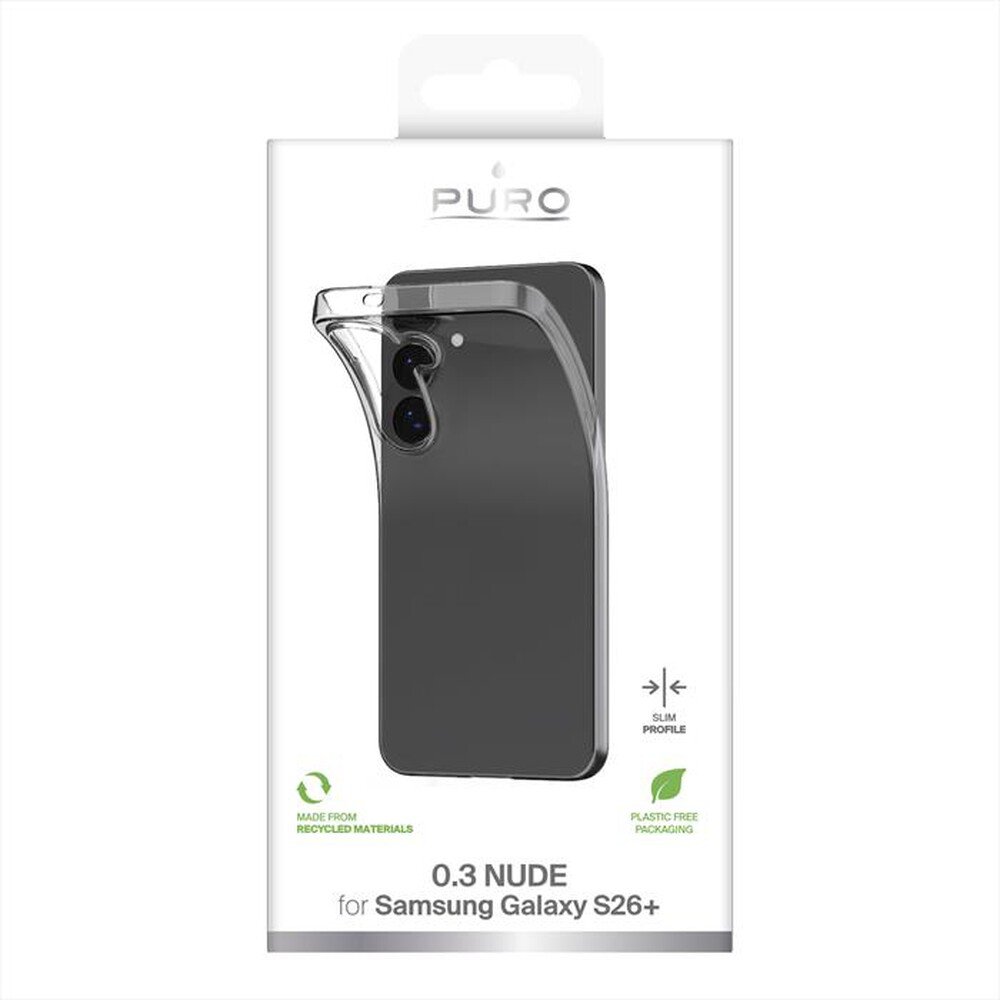 Immagine del prodotto PURO - Cover in TPU Ultra-Slim 0.3 NUDE per Samsung S26+-Trasparente