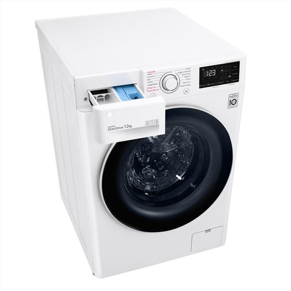"LG - Lavatrice F4WV312S0E 12 Kg Classe B-White"