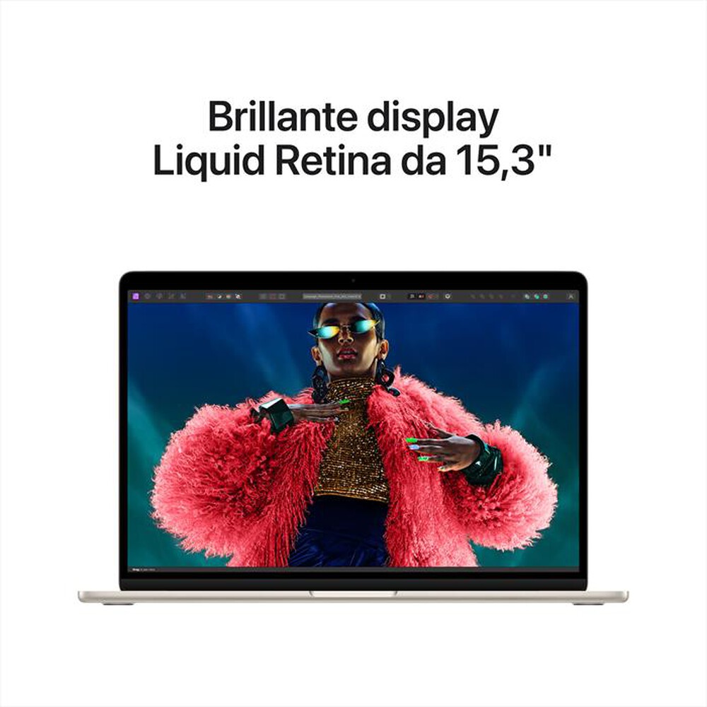 Immagine del prodotto APPLE - MacBook Air 15" M3 Core 8 CPU 10 GPU 16GB 256GB-Galassia