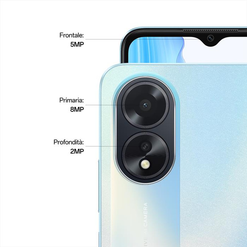 "OPPO - Smartphone A18 4+128-GLOWING BLUE"