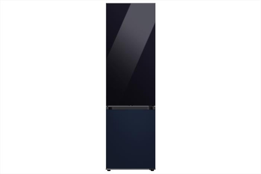"SAMSUNG - Frigorifero combinato F-RB38D152234 BESPOKE-Clean Black-Satin Navy"