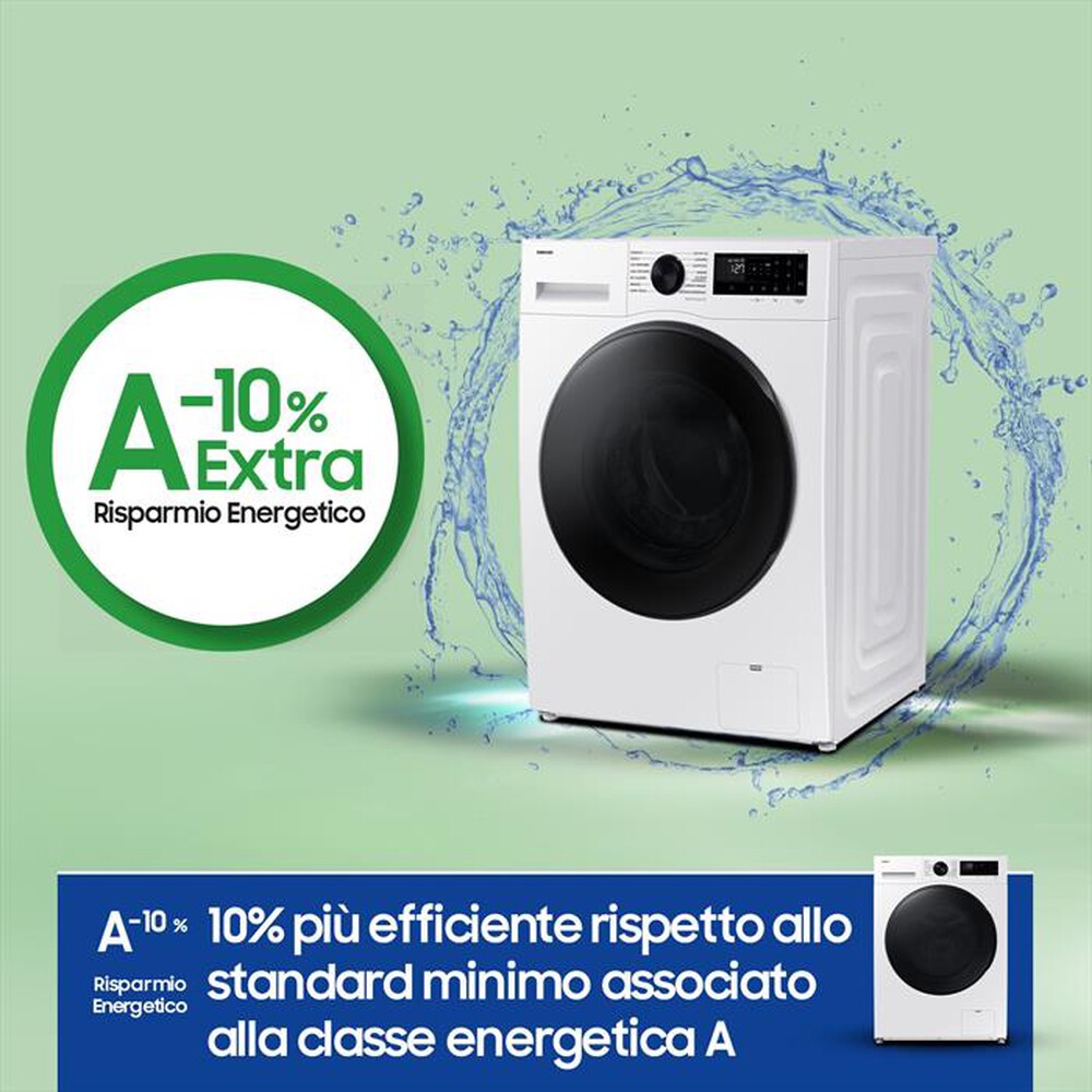Immagine del prodotto SAMSUNG - Lavasciuga WD90DG5B15BEET 9/6 Kg Classe A-bianca con obl&ograve; e display nero
