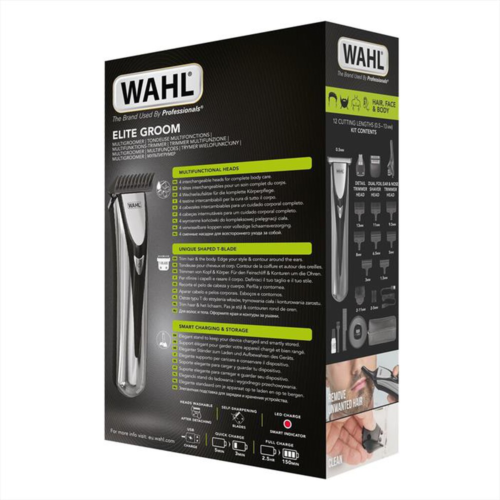"WAHL - ELITE GROOM-Silver"