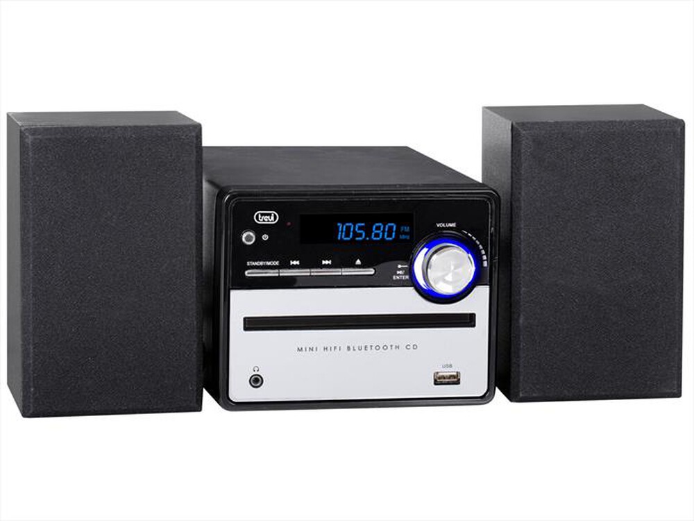 "TREVI - MINI SISTEMA HI-FI BLUETOOH HCX 10F6-Nero"