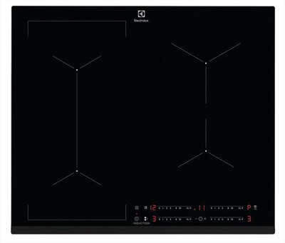 ELECTROLUX - Piano cottura induzione CIL63443 59 cm-Nero