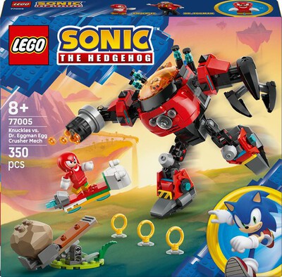 LEGO - SONIC Knuckles Mech Egg Crusher Dr. Eggman 77005