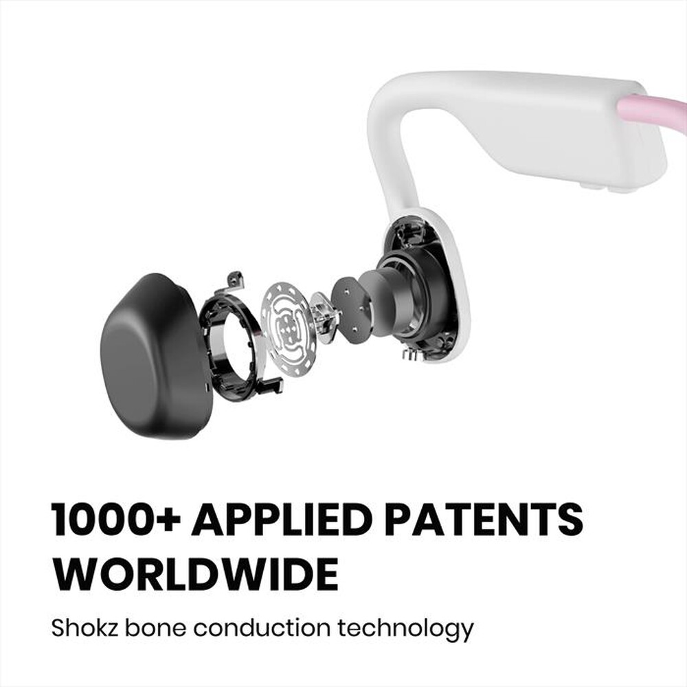 "SHOKZ - Auricolare BT OPENMOVE-Pink"