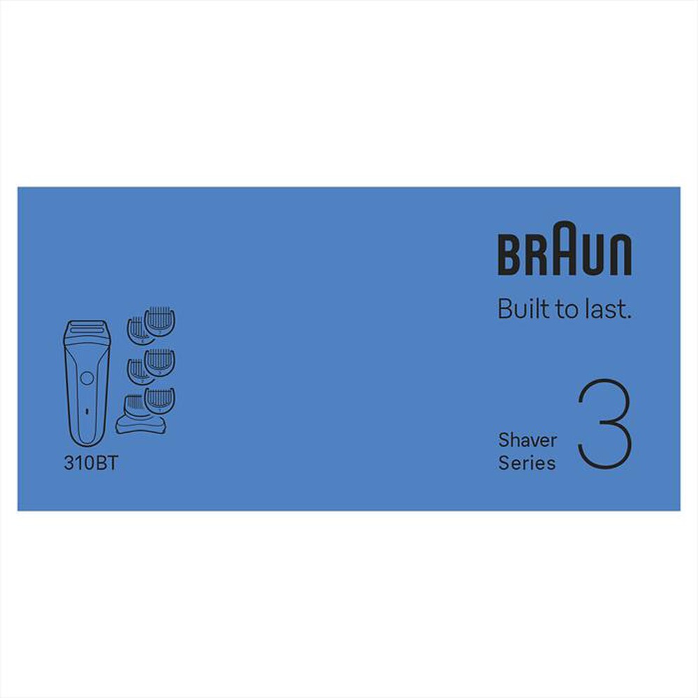 Immagine del prodotto BRAUN - Rasoio SHAVER 310BT-BLU