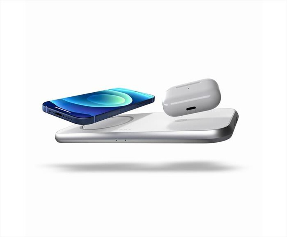 "ZENS - 3 IN 1 MAGSAFE WIRELESS CHARGER-White"