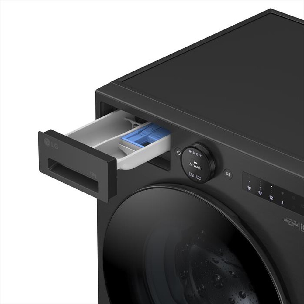 Immagine del prodotto LG - Lavatrice AI DD F4X7013TBB 13 Kg Classe A-Matte Black