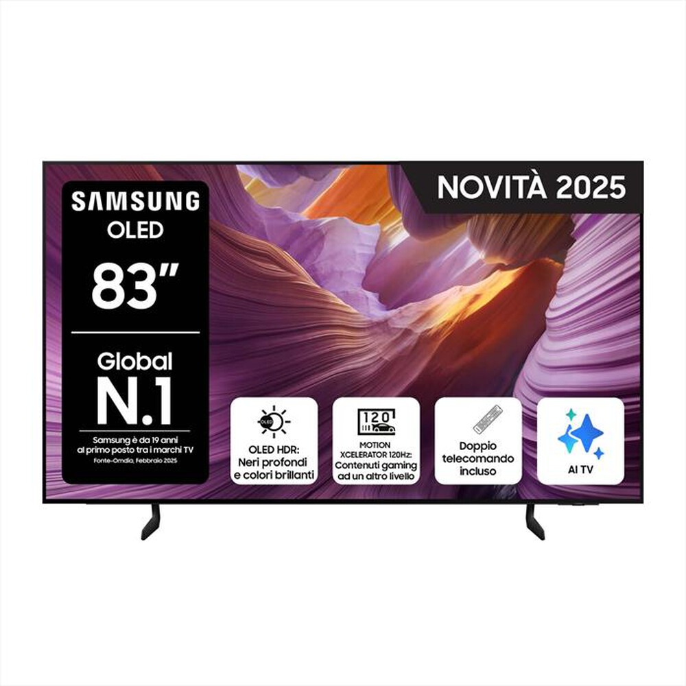 Immagine del prodotto SAMSUNG - Smart TV OLED UHD 4K 83" QE83S85FAEXZT-Graphite Black