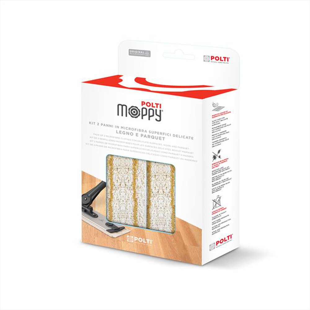"POLTI - Moppy Kit 2 panni parquet PAEU0354"