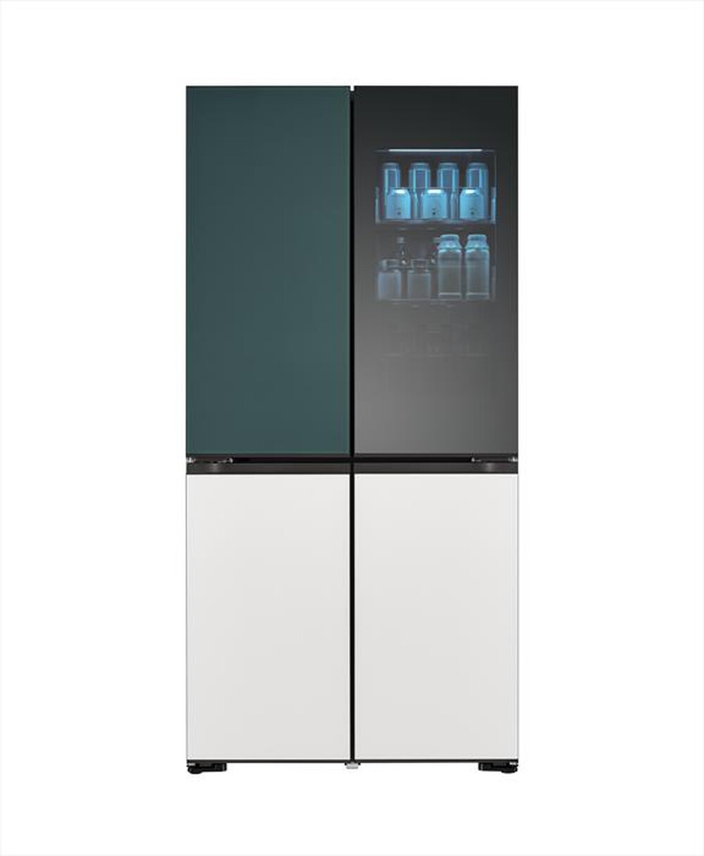 "LG - Frigorifero 4 porte GMV960NNME Classe E 617L-Multicolour"