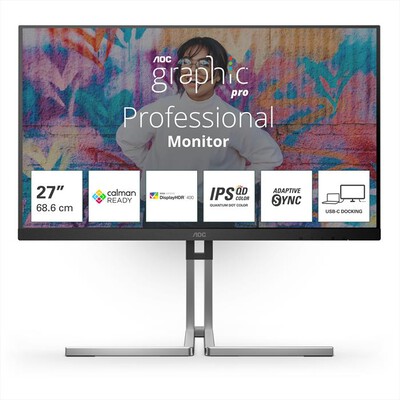 AOC - Monitor LCD 27" Q27U3CV-NERO