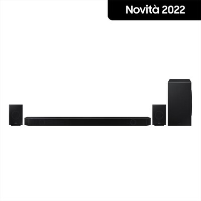 SAMSUNG - Soundbar HW-Q990B/ZF 11.1.4 CANALI 656W 2022-Black