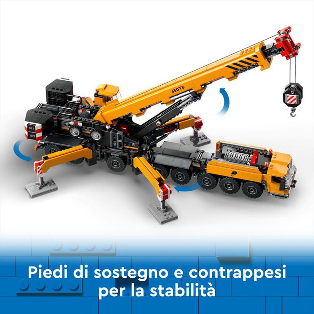 Immagine del prodotto LEGO - CITY BIG VEHICLES Gru da cantiere gialla 60409