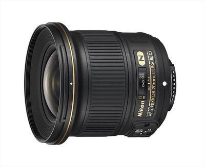 NIKON - AF-S Nikkor 20mm f/1.8G ED-Black