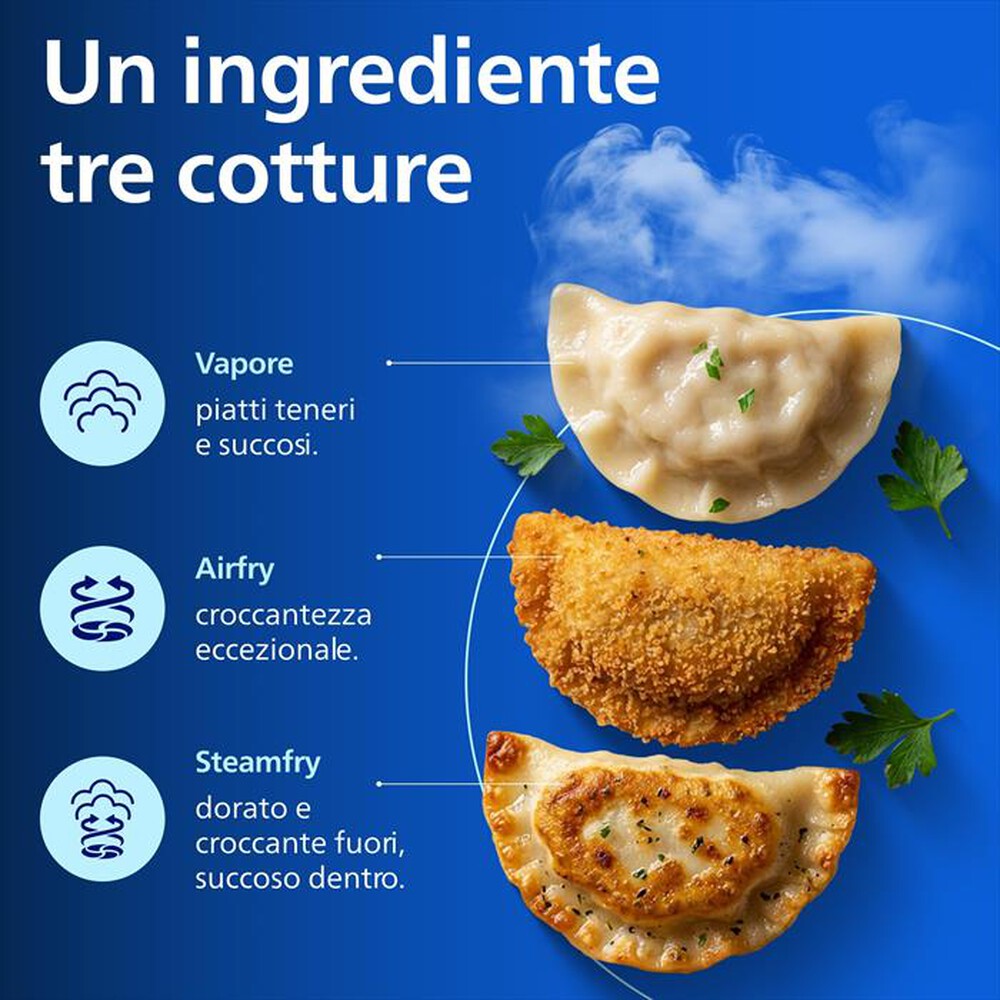 Immagine del prodotto PHILIPS - AIRFRYER SERIE 5000 DA 9L COTTURA VAPORE NA555/00-Inox
