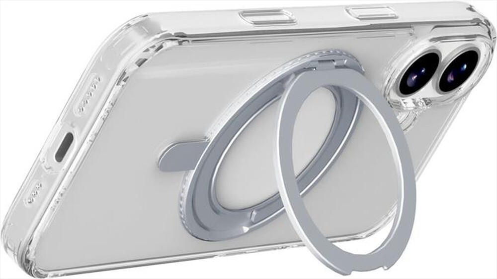 Immagine del prodotto CELLULARLINE - Custodia con anello rotabile SPIN MAG IPHONE 17-Trasparente