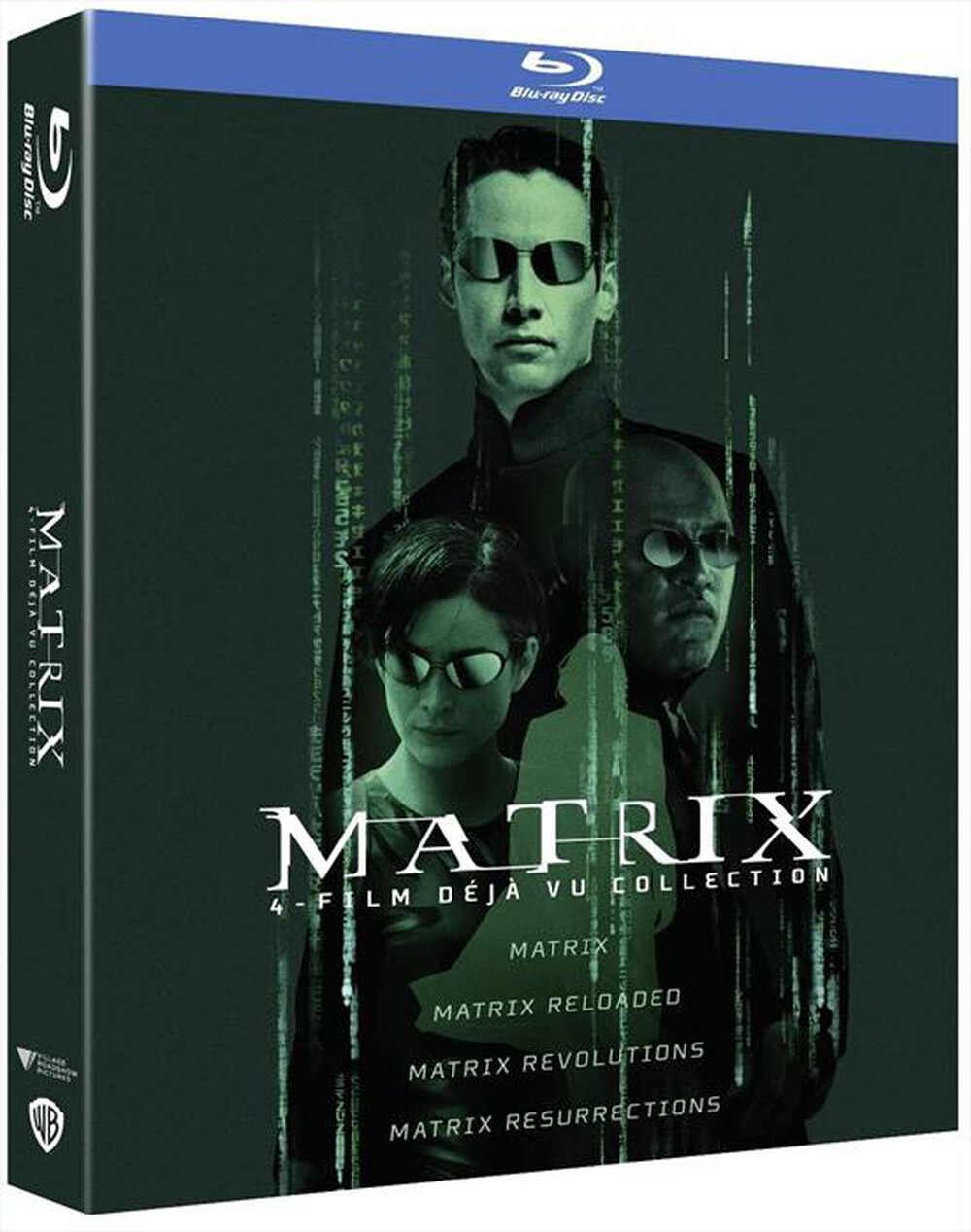 "WARNER HOME VIDEO - Matrix 4 Film Deja-Vu Collection (4 Blu-Ray)"