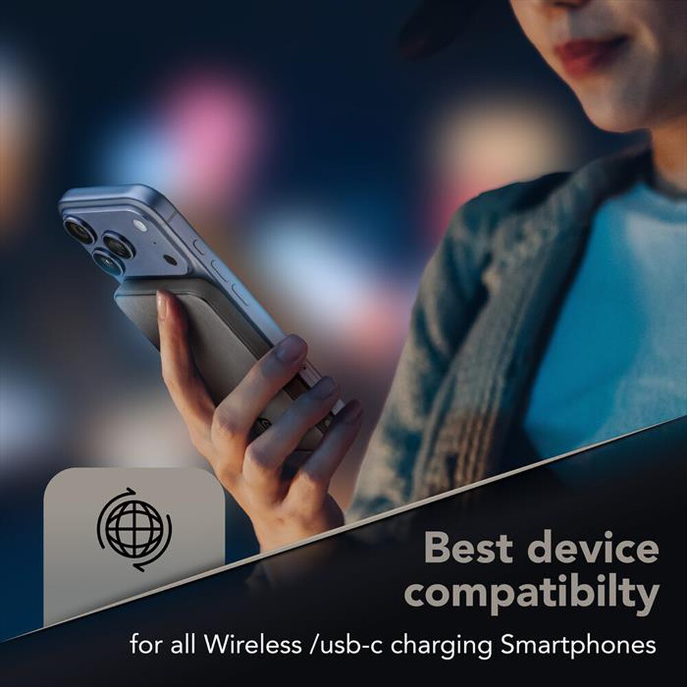 Immagine del prodotto CELLULARLINE - Power Bank MAG AIRY 5.000 QI2 25W-Nero