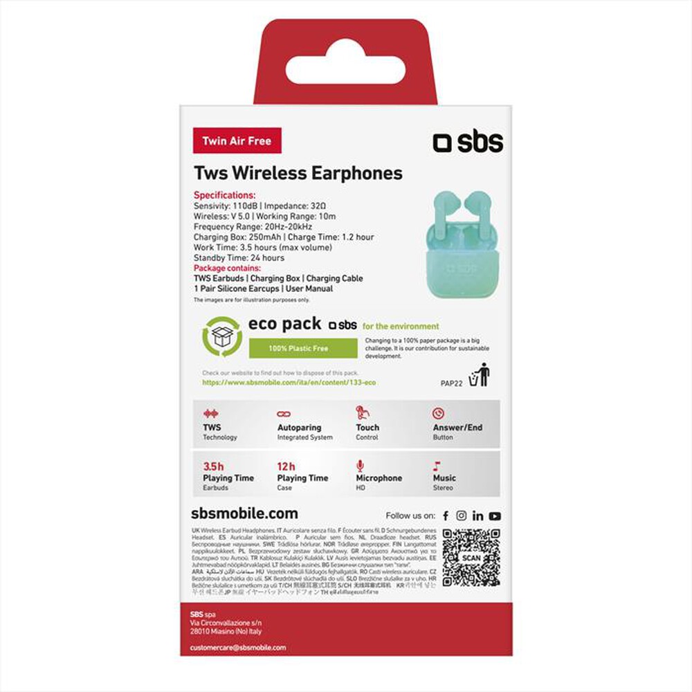 "SBS - TEEARAIRFREETWSBTA-Verde mare"