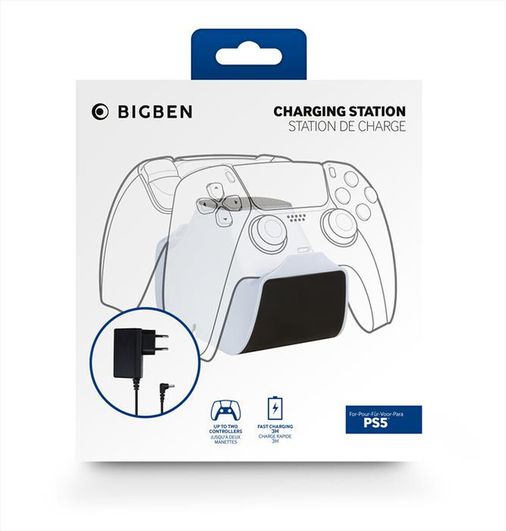"NACON - BASE RICARICA ACADAPTOR 2 CONTROLLER DUALSENSE PS5-Nero"