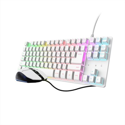 TRUST - Set Mouse e Tastiera Gaming GXT 798W-White