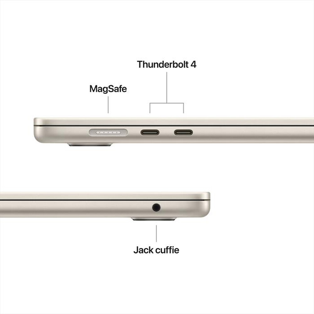 Immagine del prodotto APPLE - MacBook Air 15'' M4 10 CPU 10 GPU 16GB 512GB SSD-Galassia